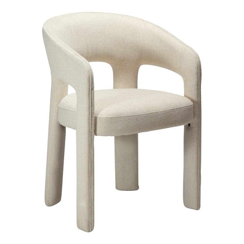 Scaun de living bej cu cotiere Splendor – DAN-FORM Denmark