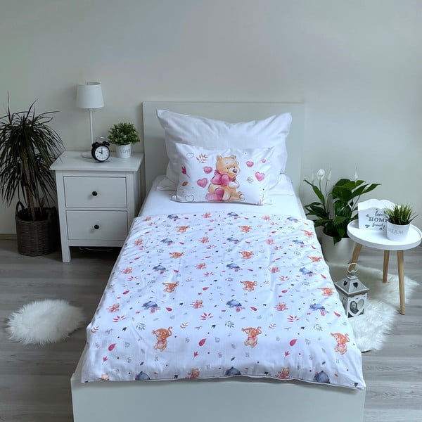 Lenjerie de pat pentru copii din bumbac pentru pătuț 100x135 cm Winnie the Pooh – Jerry Fabrics-image-2