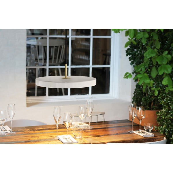 Lustră albă LED cu abajur din metal ø 31 cm Asteria Mini – UMAGE-image-4