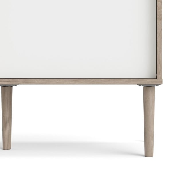 Bibliotecă Tvilum Roma, 99x176 cm, alb-natural-image-4