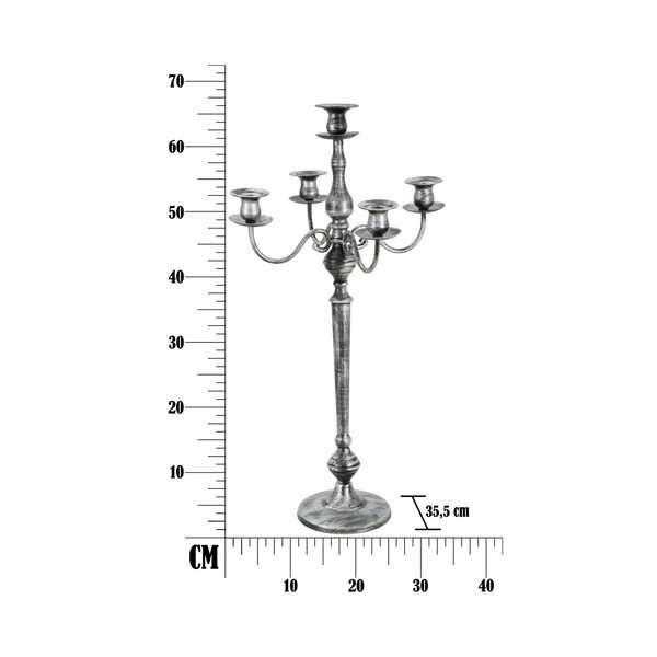 Sfeșnic pentru 5 lumânări Mauro Ferretti Industry, înălțime 66 cm-image-4