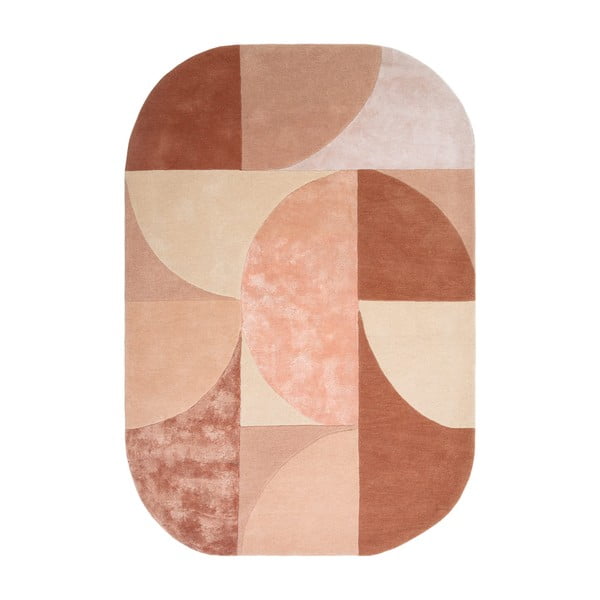 Covor roz din lână 160x230 cm Earth – Asiatic Carpets