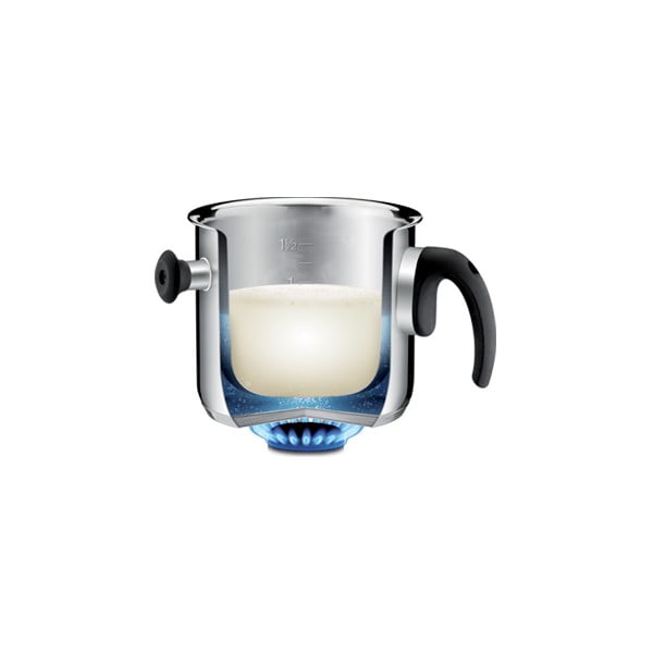 Oală cu perete dublu pentru lapte Tescoma, 2 l-image-1