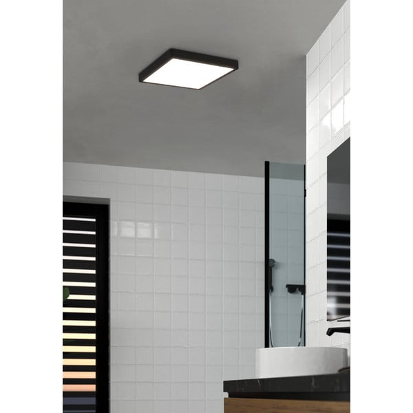 Plafonieră neagră LED 28,5x28,5 cm FUEVA 5 – EGLO-image-1