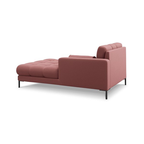 Șezlong divan cu cotieră pe partea dreaptă Cosmopolitan Design Bali, roz-image-3