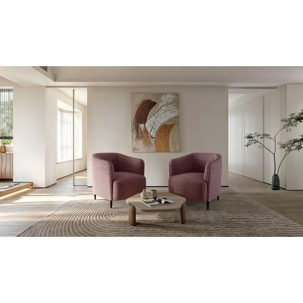 Fotoliu roz Galbe – Ghado-image-1