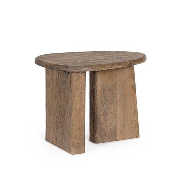 Măsuță de cafea în culoare naturală din lemn de mango 45x60 cm Zacatecas – Bizzotto-image-2