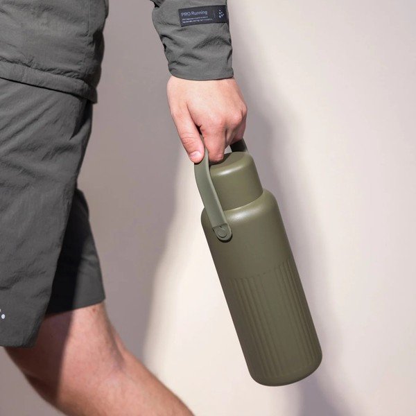 Termos verde din oțel inoxidabil 1 l Theo – Sagaform-image-2