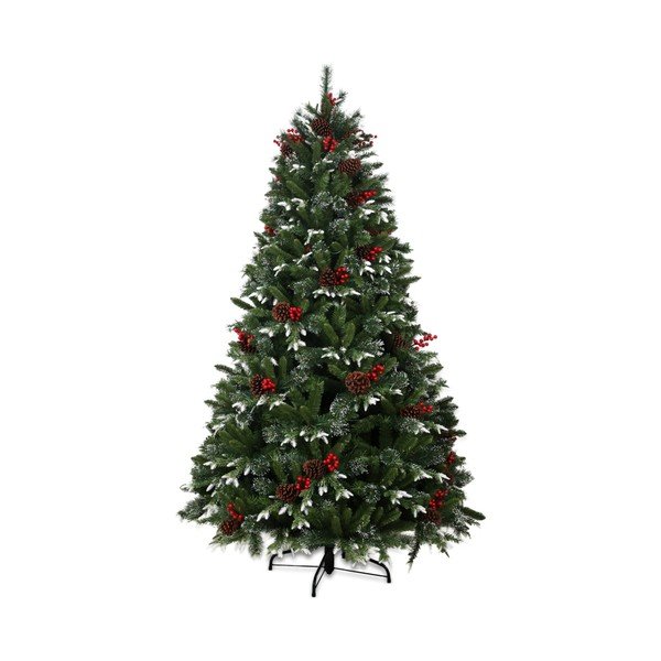 Brad artificial de Crăciun înălțime 210 cm Snowy Pine LED – Můj Stromeček-image-2