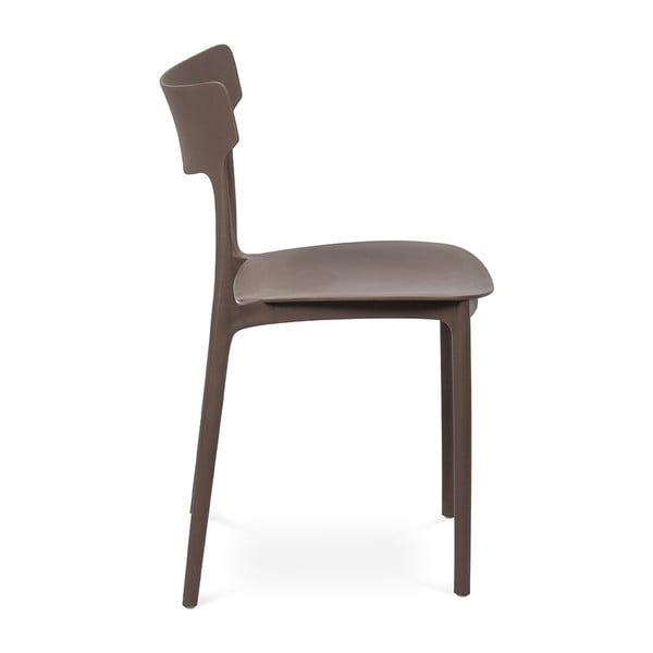 Scaun de grădină maro din plastic Biá – Bonami Essentials-image-4