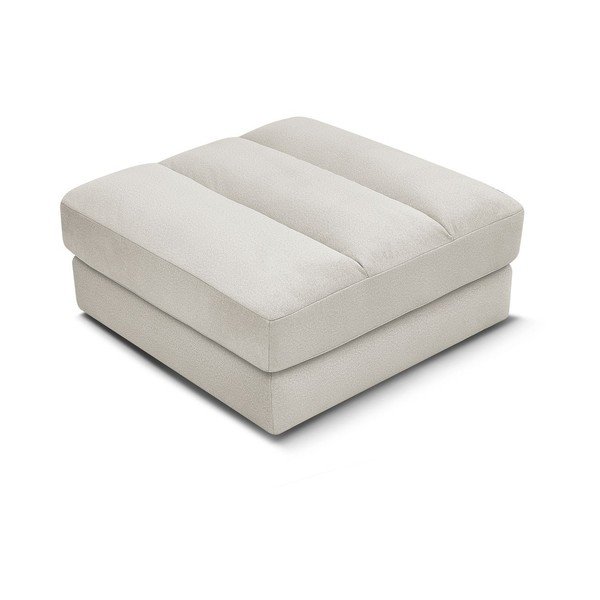 Taburet bej cu tapițerie din catifea Sierra – Bobochic Paris-image-3