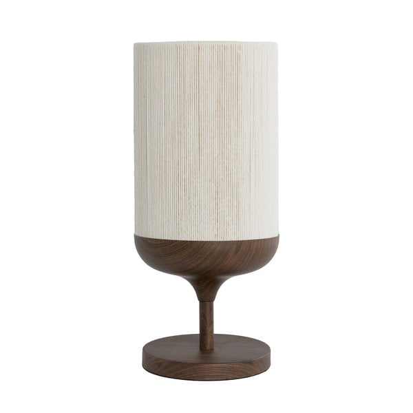 Veioză maro închis cu abajur textil (înălțime 50 cm) Dania – Light & Living-image-2