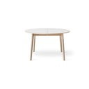 Masă de dining rotundă extensibilă cu blat alb cu blat suplimentar ø 130 cm Single – Hammel Furniture