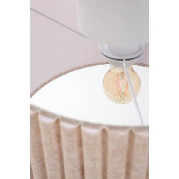 Plafonieră bej din in ø 40 cm Alina – Jotex-image-3