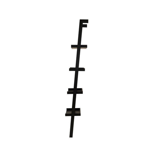 Raft Interstil Wall, înălțime 180 cm, negru-image-2