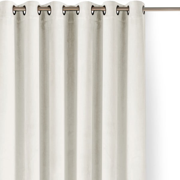 Draperie crem dimout (semi-opacă) din catifea 200x250 cm Velto – Filumi