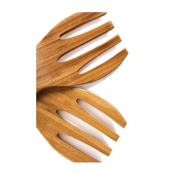 Tacâmuri din bambus pentru salată Bambum Cavaletta-image-1