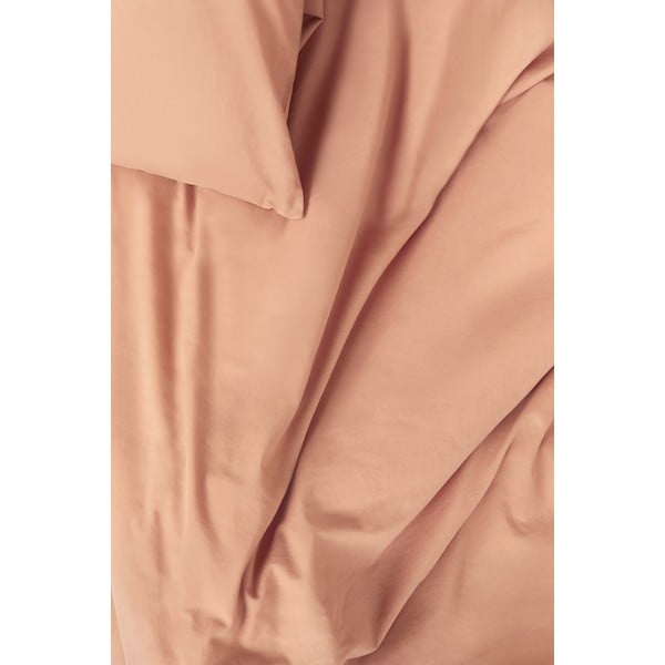 Lenjerie pentru pat dublu din bumbac stonewashed Bonami Selection, 200 x 220 cm, maro natural-image-1