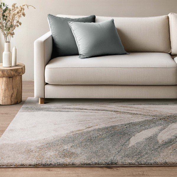 Covor albastru-crem 200x290 cm Mirage Illusion – Asiatic Carpets-image-1