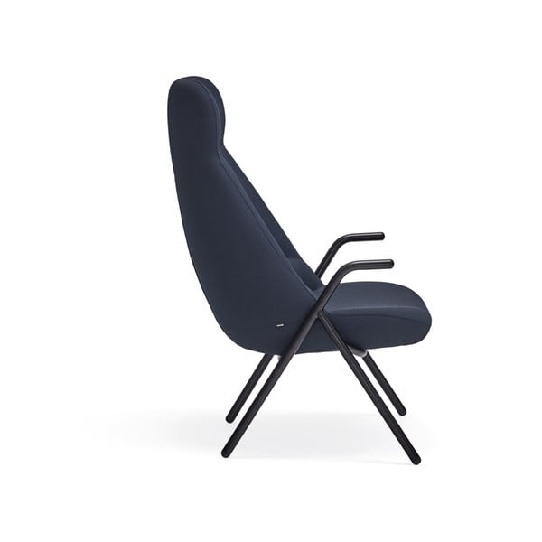 Fotoliu Teulat Dins, înălțime 114 cm, albastru închis-image-3