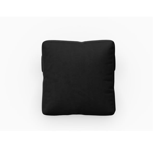 Pernă pentru canapea modulară neagră cu tapițerie din catifea Rome Velvet - Cosmopolitan Design-image-1