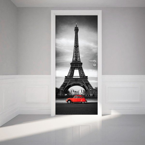 Autocolant adeziv pentru ușă Ambiance Eiffel Tower-image-1