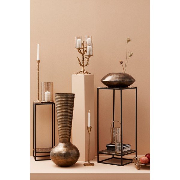 Sfeșnice pentru lumânări pastilă 2 buc. din metal Sagar – Bizzotto-image-2