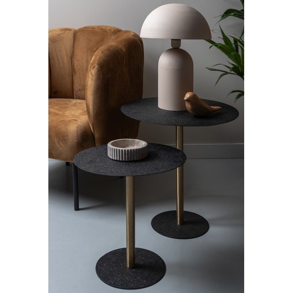 Măsuță auxiliară rotundă din metal ø 50 cm  Dex  – Leitmotiv-image-1