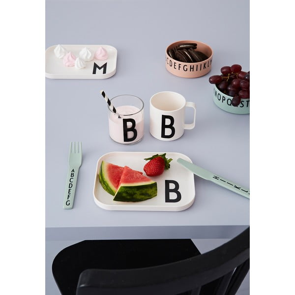 Set 3 boluri pentru copii Design Letters Breakfast. Dinner. Lunch. Nude-image-4
