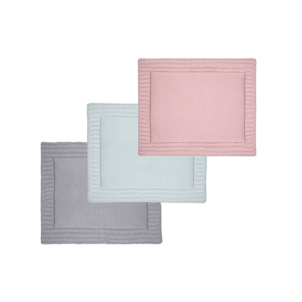 Covoraș de joacă din bumbac Kindsgut Mat, 70 x 90 cm, roz-image-4