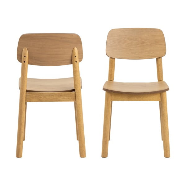 Scaun de dining în culoare naturală Barlow – Actona-image-2