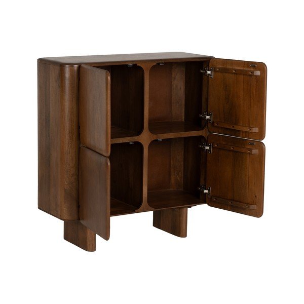 Dulap maro din lemn de mango 104x110x45 cm Nosy – Ixia-image-2