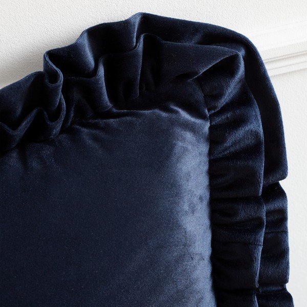 Pernă decorativă din catifea 43x43 cm Velvet Double Frill – Catherine Lansfield-image-1