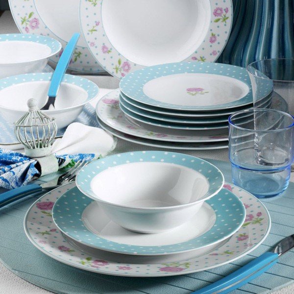 Set veselă 24 piese din porțelan Kutahya Makala-image-1