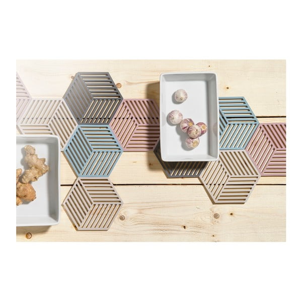 Suport pentru vase fierbinți Hexagon, negru-image-1