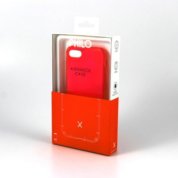 Husă de protecție pentru iPhone 7 a 8 cu protecție Air Shock Philo Smart, roșu