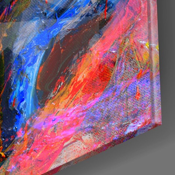 Tablou din sticlă Insigne Color Burst, 72 x 46 cm-image-2