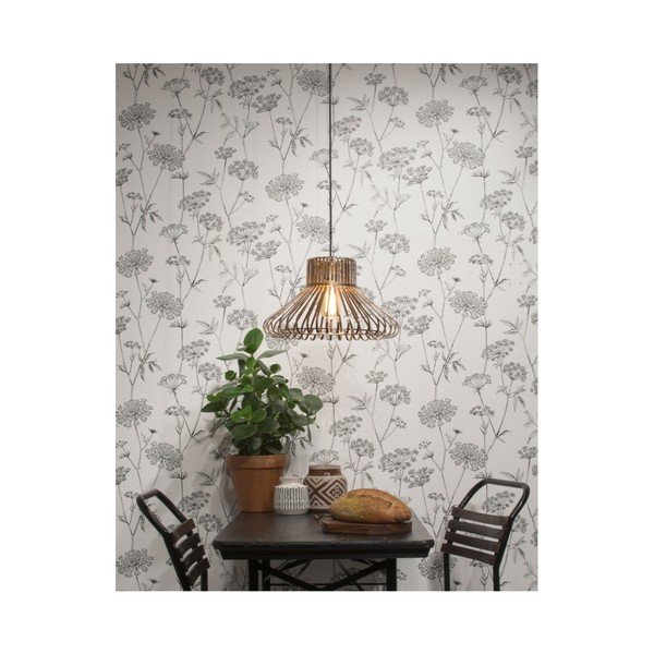 Lustră aurie cu abajur din metal ø 43 cm Meknes – it's about RoMi-image-3