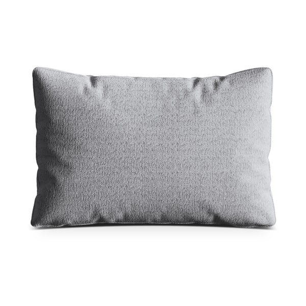 Pernă pentru canapea gri deschis cu tapițerie din țesătură bouclé Kemi – Cosmopolitan Design