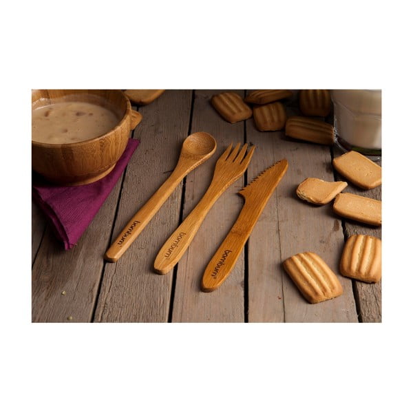 Tacâmuri din bambus Bambum Panforte, 3 piese-image-1