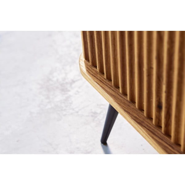 Comodă TV din lemn de stejar 180x57 cm Kula – The Beds-image-1