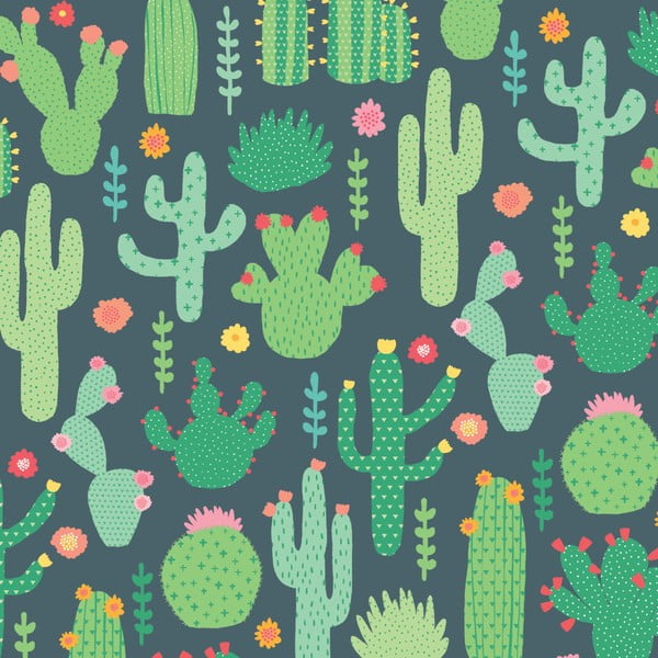 Hârtie de ambalat Sass & Belle Cactus