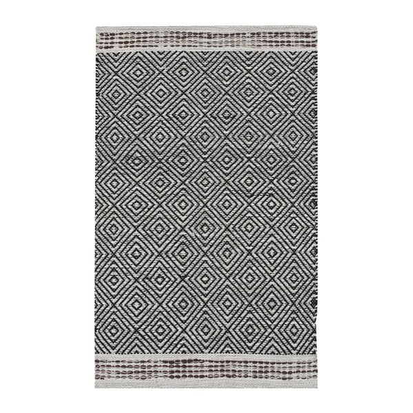 Covor din bumbac țesut manual, Webtappeti Rhombus, 120 x 170 cm