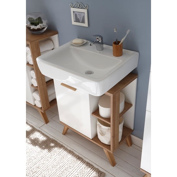 Dulap alb sub chiuvetă 61x65 cm Set 923 - Pelipal-image-4