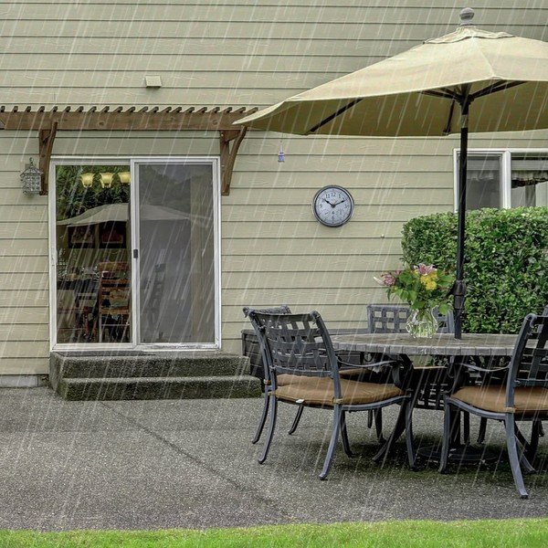 Ceas de perete ø 40,5 cm pentru exterior Tulip – NeXtime-image-4