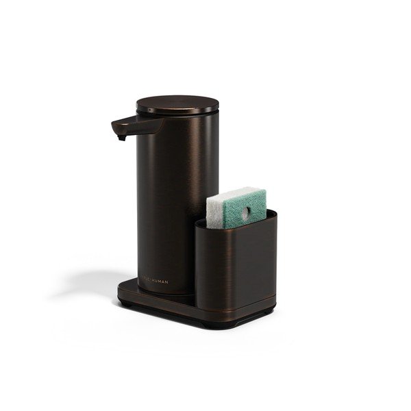 Suport pentru accesorii de spălat bronz automat din metal – simplehuman