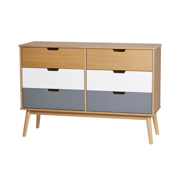 Comodă din lemn masiv de pin Marckeric Cusco, lățime 120 cm-image-2