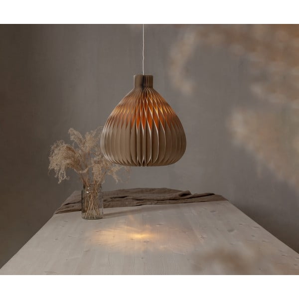 Abajur maro deschis ø 38 cm Honeycomb – Star Trading-image-4