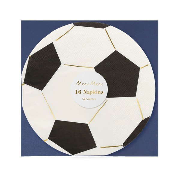 Șervețele 16 buc. din hârtie Soccer – Meri Meri-image-2