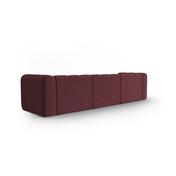 Canapea burgundy 318 cm Lupine – Micadoni Home-image-4